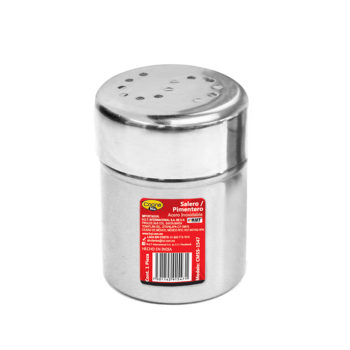 Salero de acero inoxidable