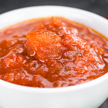 Salsa cruda con aceite