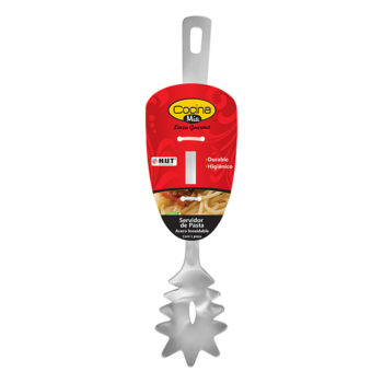 SERVIDOR DE PASTA DE ACERO INOXIDABLE
