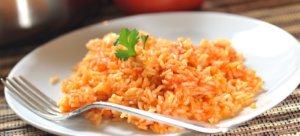 arroz rojo receta