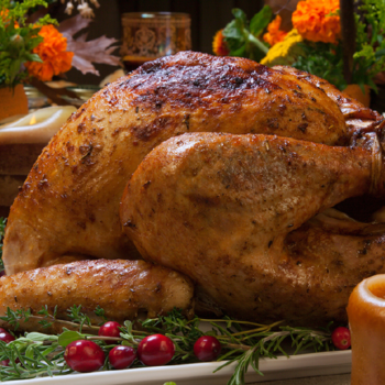 Pavo con Mantequilla de Limón y Hierbas