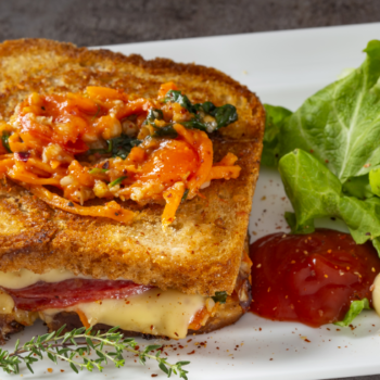 Sandwich Caprese a la Plancha
