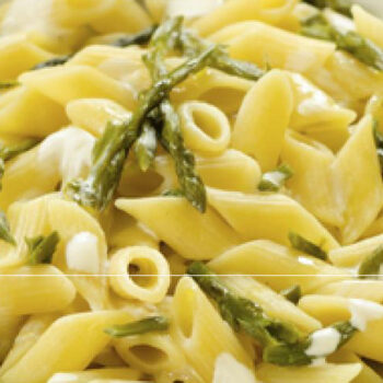 Receta Espagueti con espárragos