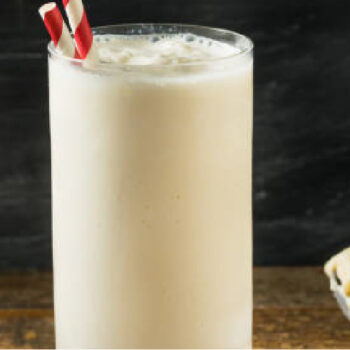 Cómo hacer malteada de vainilla