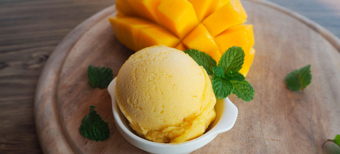 ¿Cómo hacer helado de mango?