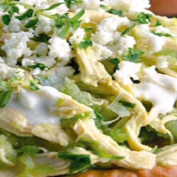 ¿Cómo hacer tostadas de pollo al cilantro?