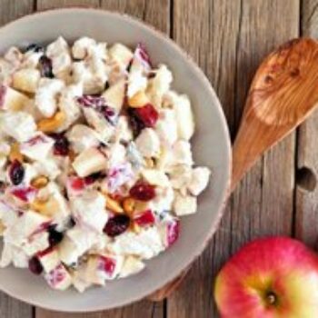 ¿Cómo hacer ensalada de manzana? Receta navideña