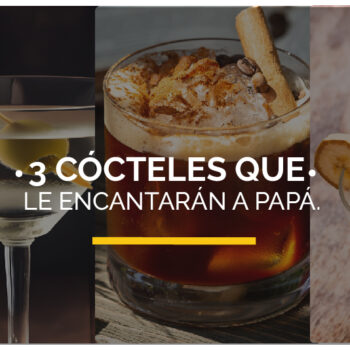 3 recetas de cócteles para papá.